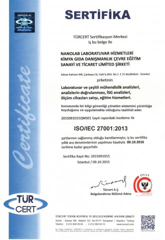 ISO 27001 Belgesi